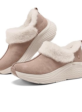 Skechers斯凯奇女鞋秋冬款舒适保暖雪地靴厚底减震休闲鞋175392