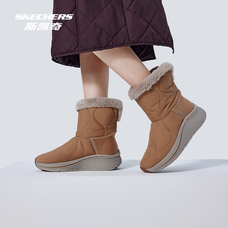 Skechers斯凯奇女保暖高帮雪地靴