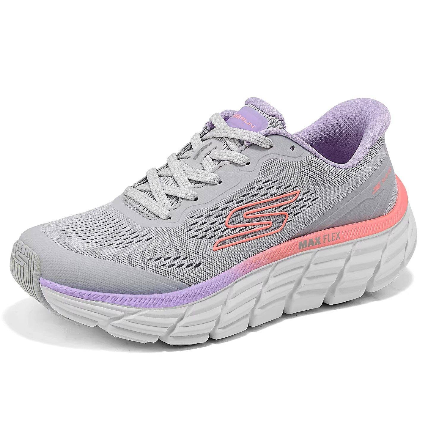 Skechers斯凯奇女鞋秋冬闪穿运动跑步鞋EVA大底耐磨休闲鞋129760