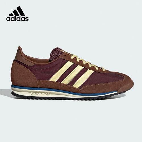 Adidas阿迪达斯男女同款三叶草SL72德训鞋T头鞋休闲运动鞋IE3425