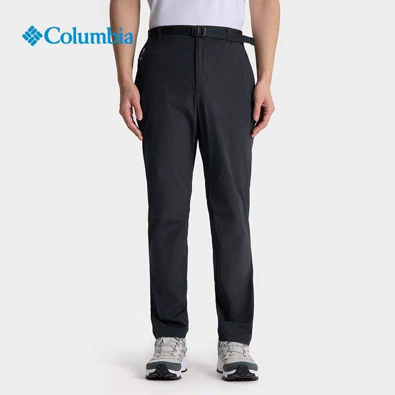 Columbia哥伦比亚男子新款防晒拒水弹力透气户外修身长裤XE5829 - 实物图
