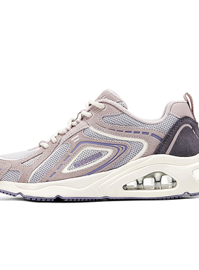 Skechers斯凯奇女鞋秋冬复古撞色气垫跑步鞋厚底耐磨运动鞋177906