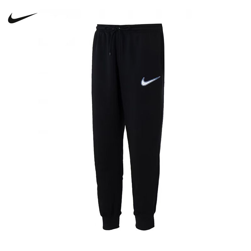 运动裤跑步训练针织收口加绒长裤