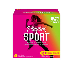 美国Playtex倍得适内置长导管卫生棉条运动款48支 可选