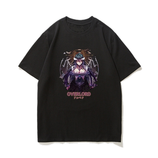 原创潮牌Overlord周边圆领二次元短袖T恤雅儿贝德宽松百搭骨傲天