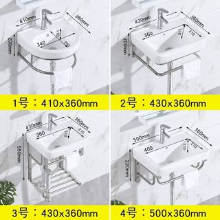 网红挂墙洗手盆小户型洗脸盆柜组合洗漱台卫N生间挂盆厕所阳台陶