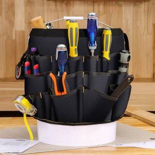 常胜客多功能工具桶包电工包帆布功能袋维修包手提工地施工工具包