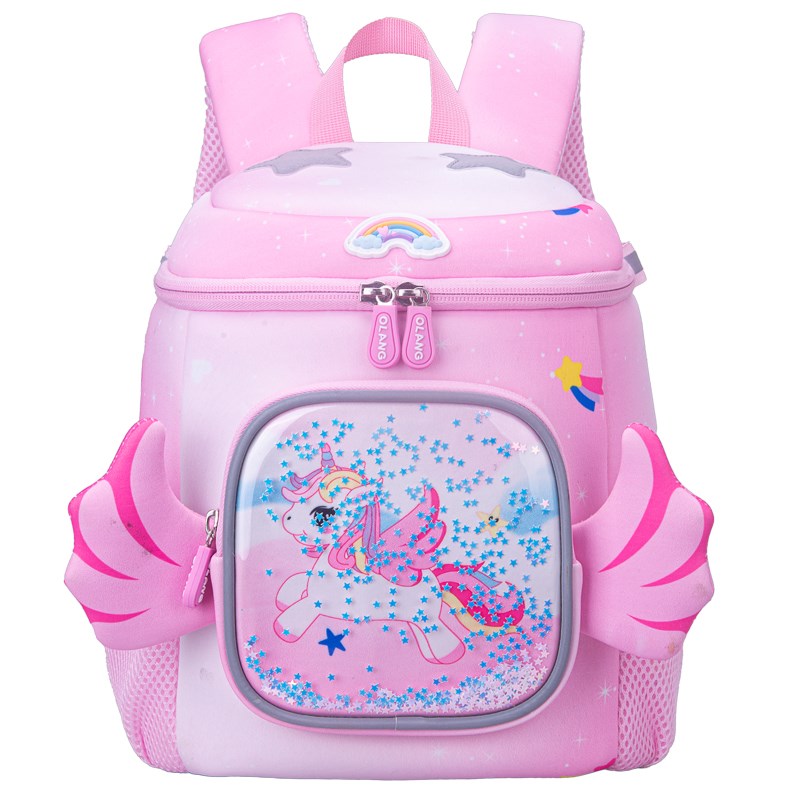 儿童幼儿园书包女童女孩3岁4小班B5中班6大班小童小孩宝宝入学背