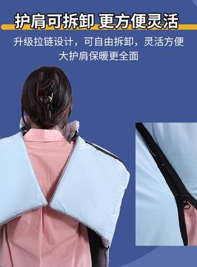 电风动车挡被冬季大加35982厚加加绒护肩冬天电瓶挡风车罩防水防