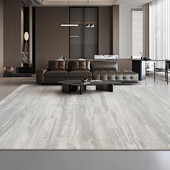 现代简约地毯客厅茶几毯地垫耐脏极简风沙发垫黑白灰毯防水高级感