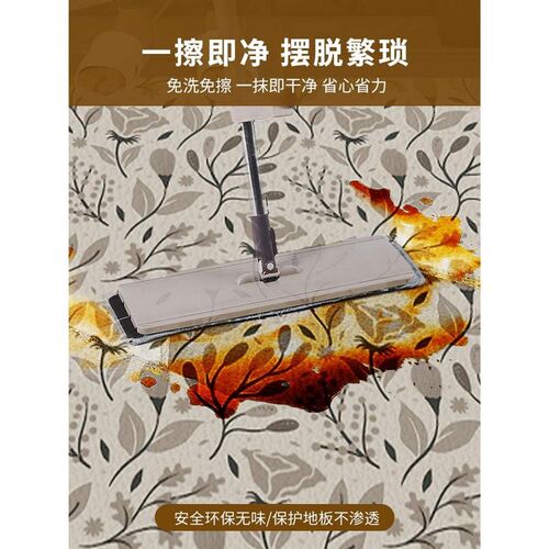 美式入户门垫复古l地垫家用皮革pvc可擦洗换鞋垫门口进门地毯脚垫