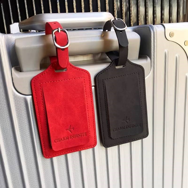 新款行李箱防丢贴挂牌标识牌登机牌卡套辨识O旅行托运装饰挂件商