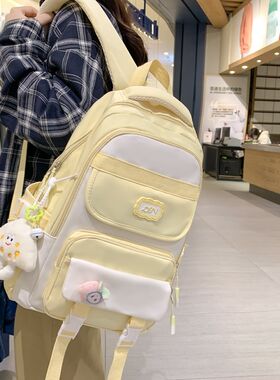 新款女童书包四至六年级大容量减负C轻便小学生书包女生4一6年级