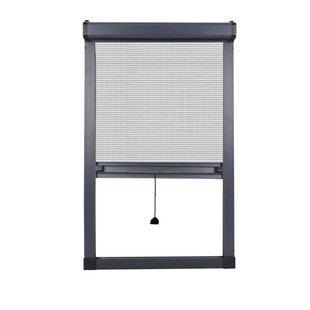 卷帘纱窗网自动收缩纱窗框隐形纱窗清洗租房厕R所窗户透风卫生间