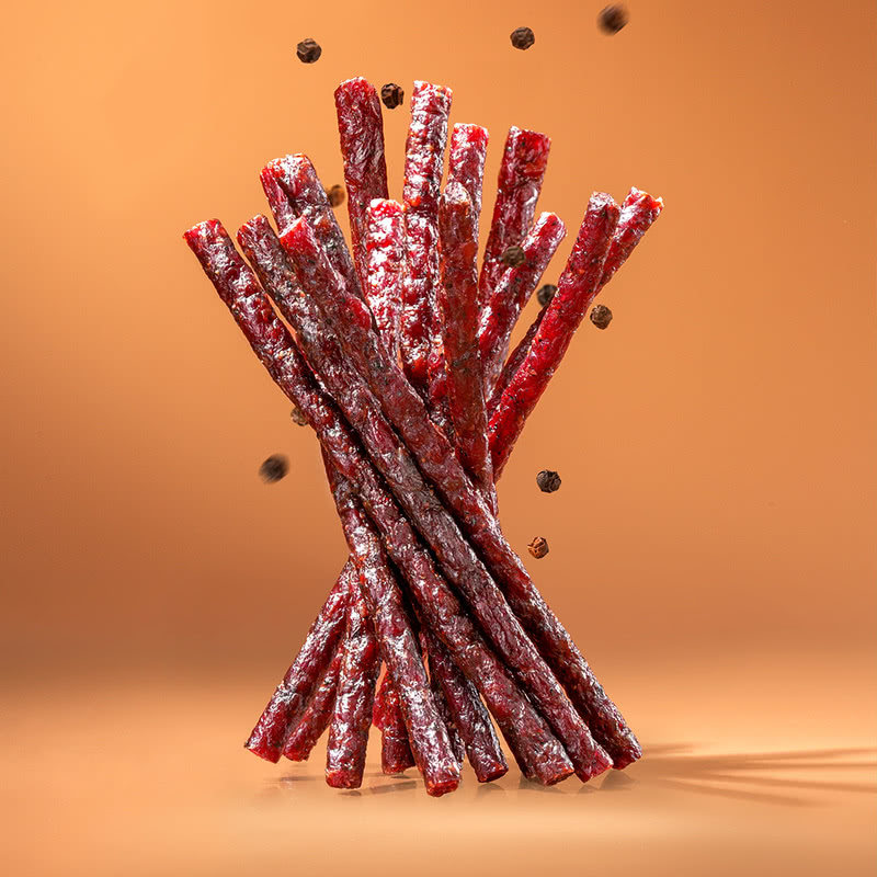 山姆代购 高蛋白牛肉棒438g整切牛腿肉粒芒果哈瓦那/黑胡椒味零食