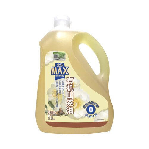 盒马超市代购 有机山茶油5L 一级0反式脂肪酸食用油 冷榨茶籽油
