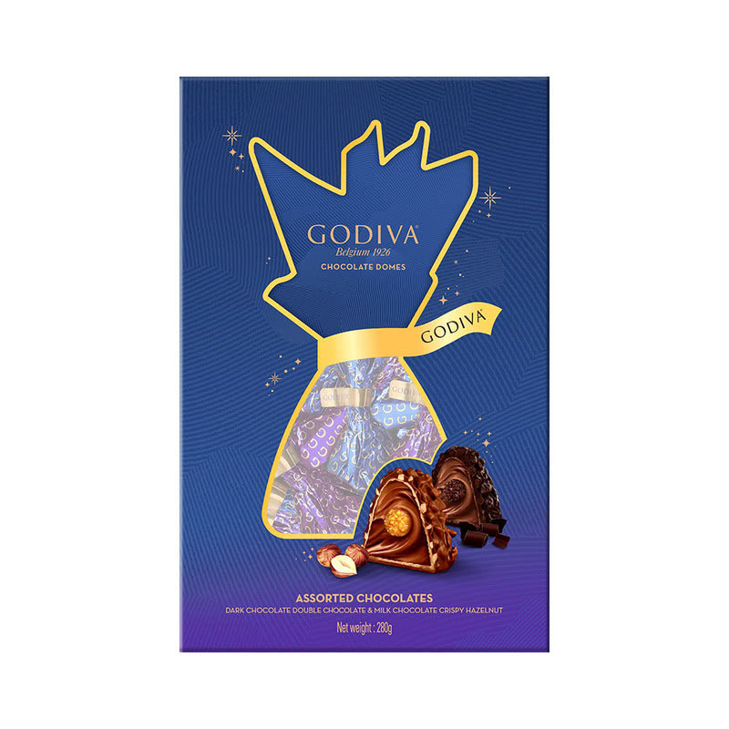 山姆超市代购 歌帝梵 臻粹巧克力礼盒280g 七夕榛子双重口味零食