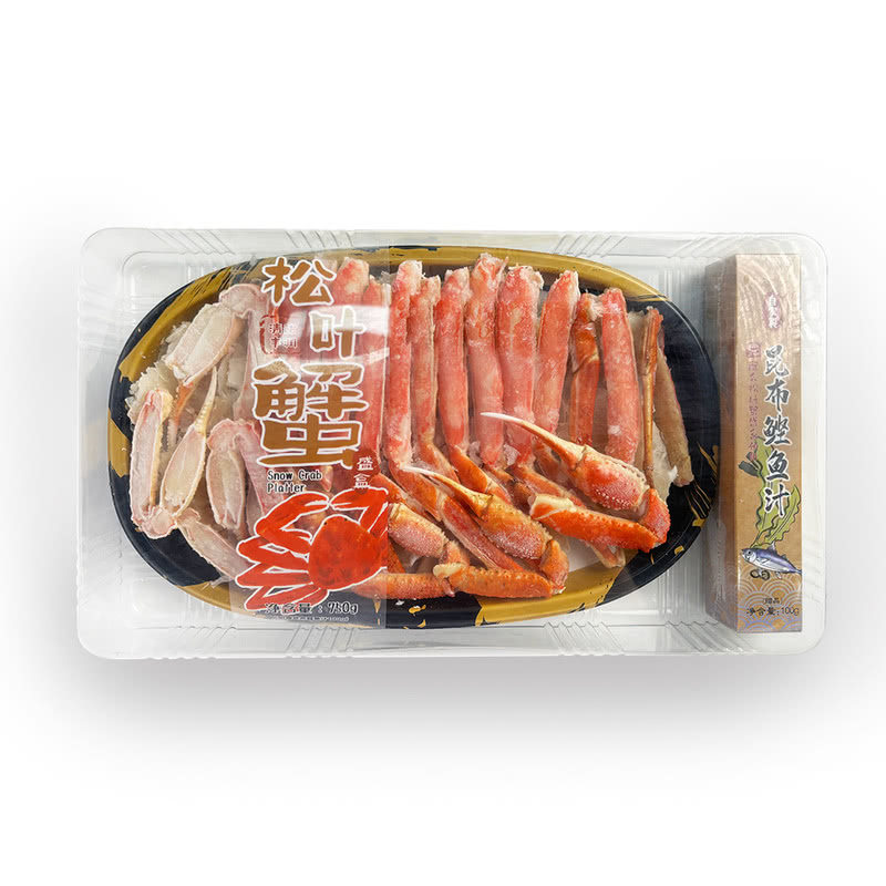 山姆会员超市 松叶蟹盛盒 750g 北极圈纯净海域 蟹肩紧实松叶蟹腿