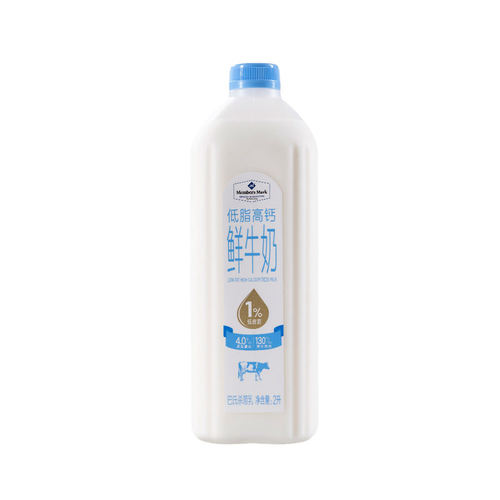 山姆会员超市代购 MM低脂高钙鲜牛奶2L 清甜香醇 荷斯坦生牛乳