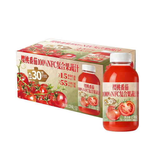 山姆会员超市代购 樱桃番茄100% NFC复合果蔬汁 UNIF小瓶饮料
