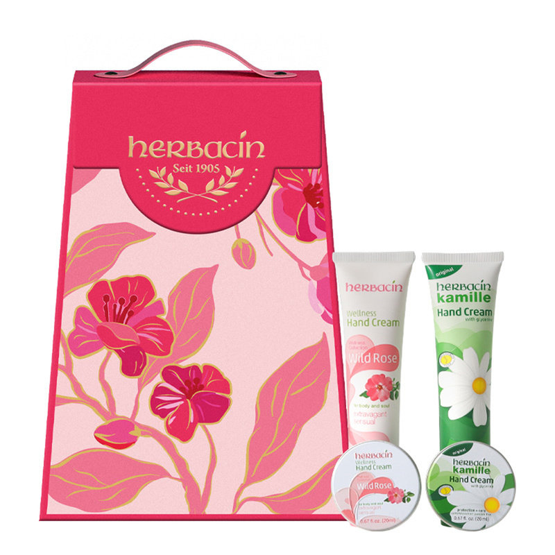 山姆超市代购 小甘菊 经典玫瑰护手霜75ml*2+20ml*2 德国保湿礼盒