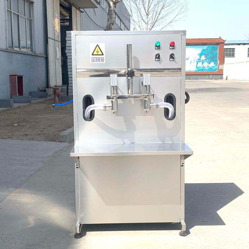 小型半自动灌装机设备机器两头白酒葡萄酒白酒米酒果酒液体灌装机