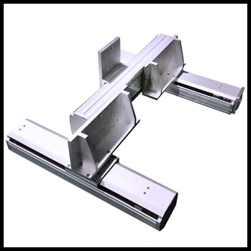 伺服马达步进同步带直线滚珠丝杆十字滑台小型电动导轨模组工作台