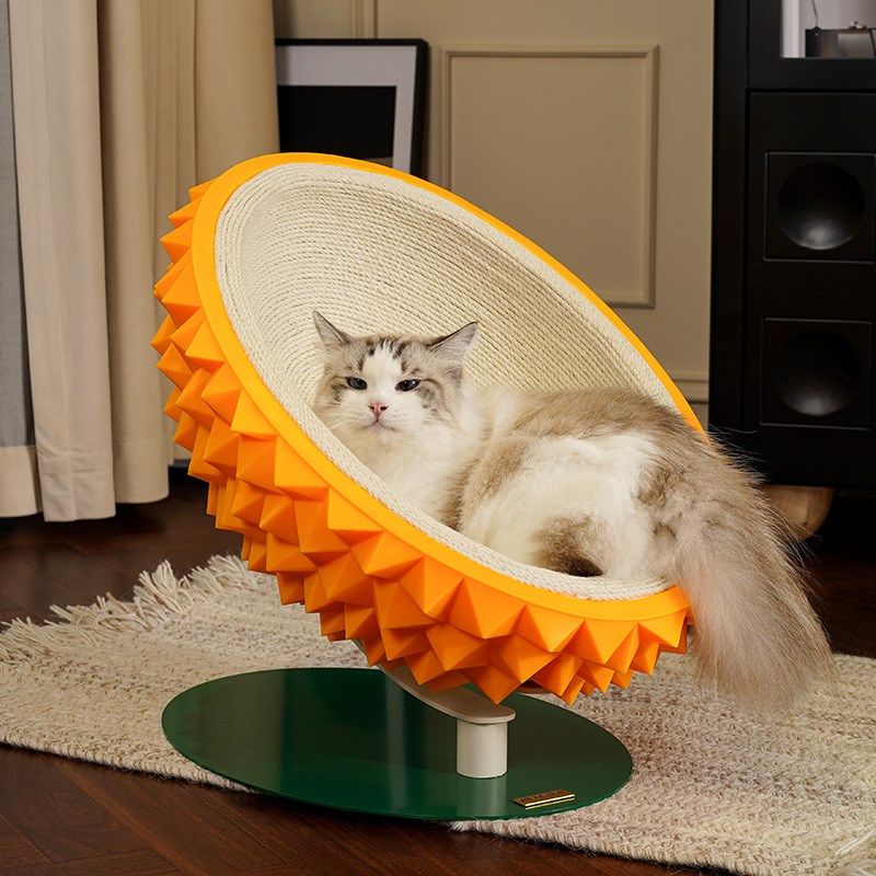 剑麻猫抓板猫窝一体大号榴莲造型宠物床非封闭式四季可用宠物沙发,宠物/宠物食品及用品,猫窝/屋/帐篷/沙发,淘宝优惠券,粉丝福利购,淘宝优惠卷