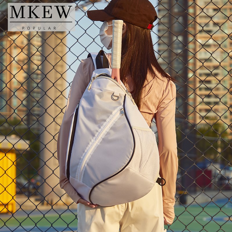 网球单肩斜挎包2025春季新款羽毛球包手提背包韩版运动包男女包