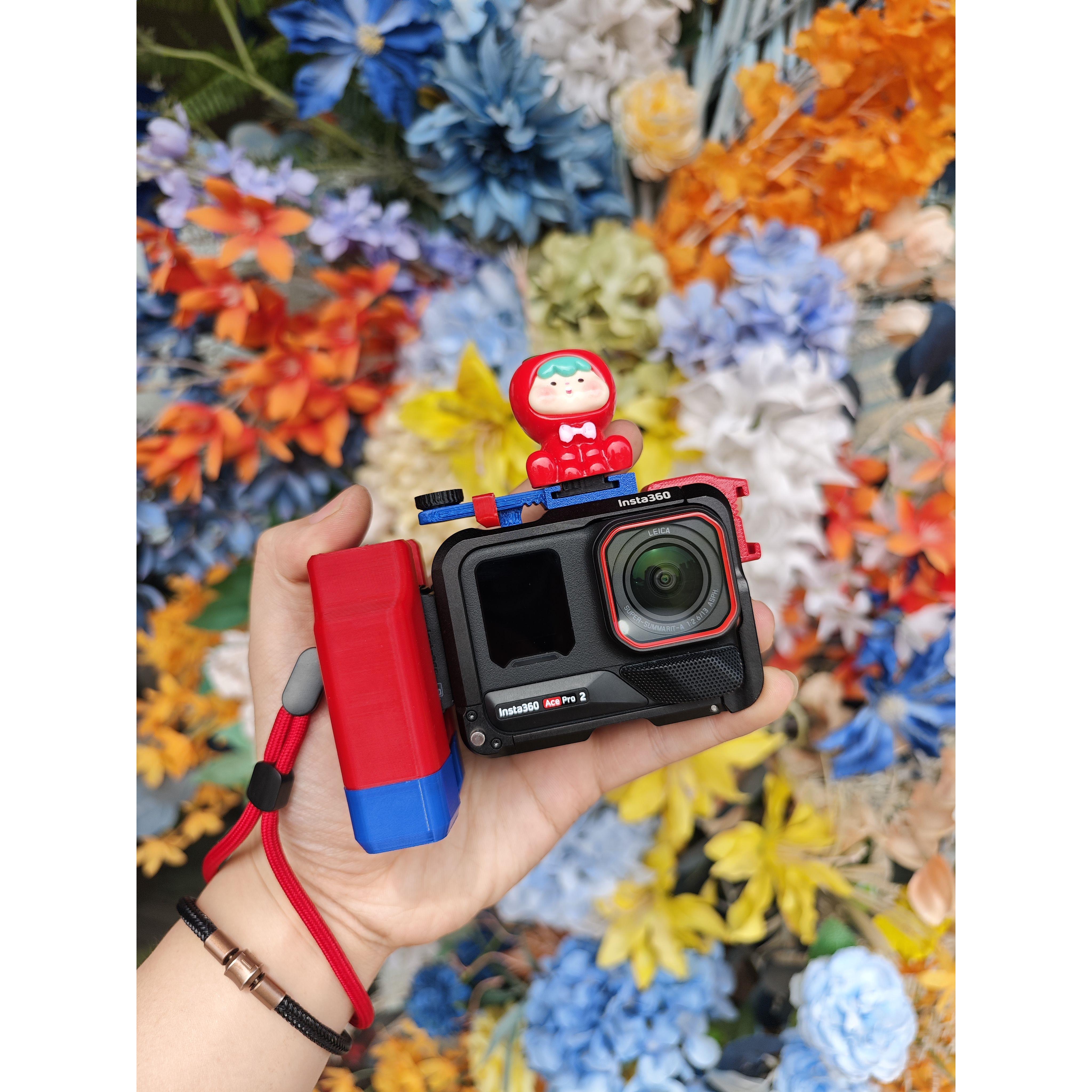 【阿民摄影】AcePro2街拍套装配件3d打印定制运动相机手柄快门