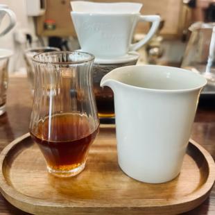 日式竖款聚香玻璃杯手冲咖啡品鉴感官杯玉净闻香杯咖啡馆小杯子