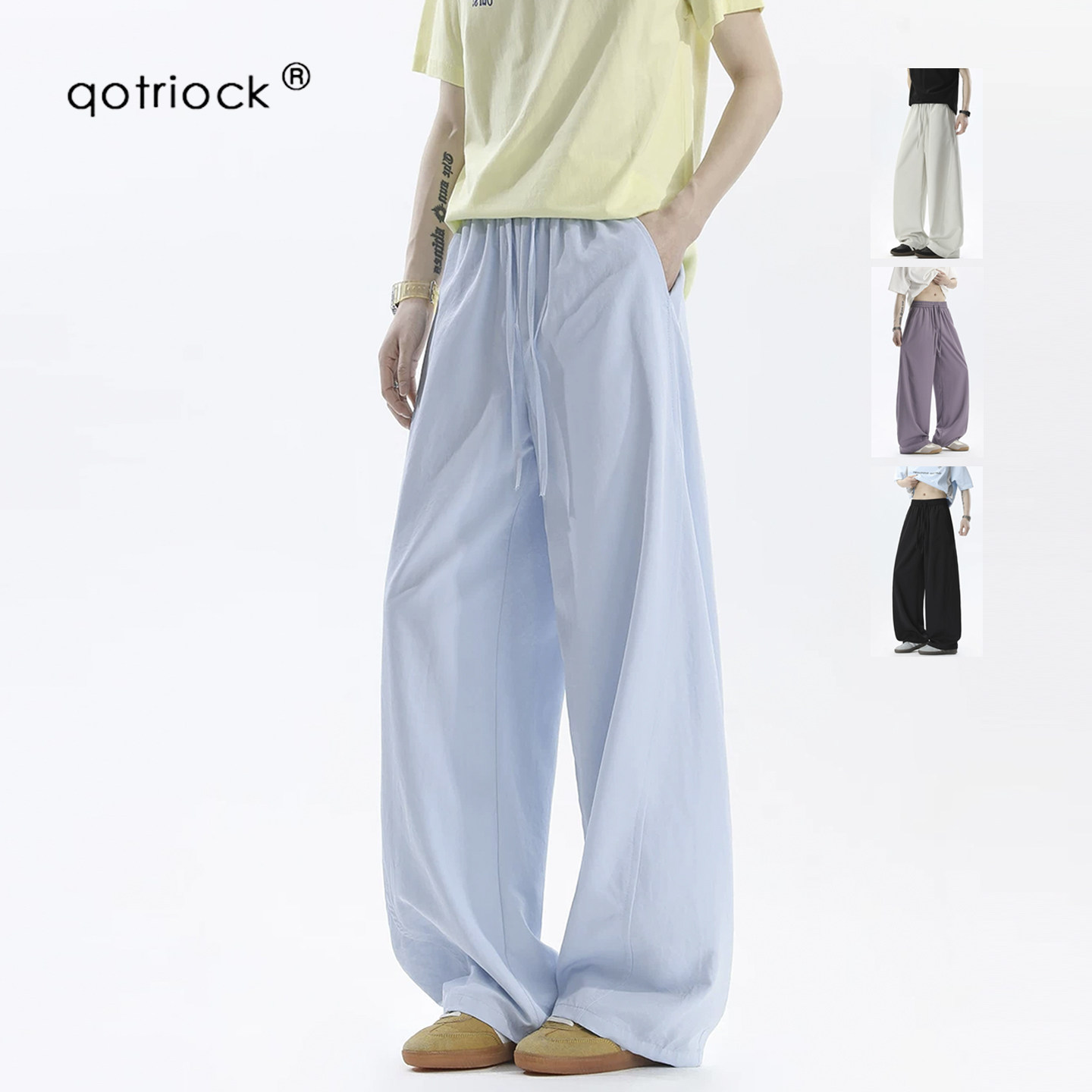 QOTRIOCK夏季多巴胺速干山本裤男图片