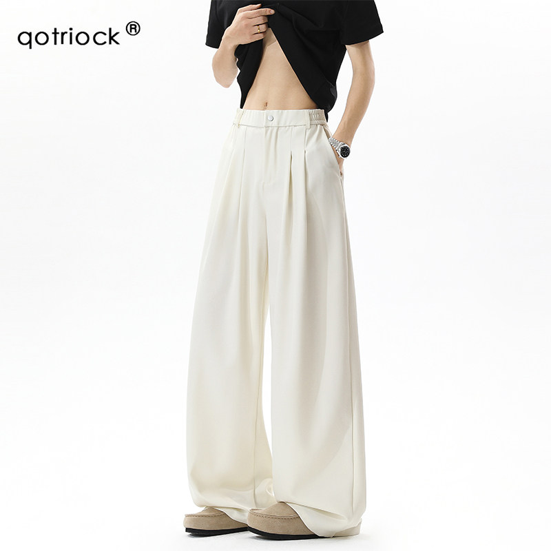 QOTRIOCK美式垂感西裤男夏季薄款图片