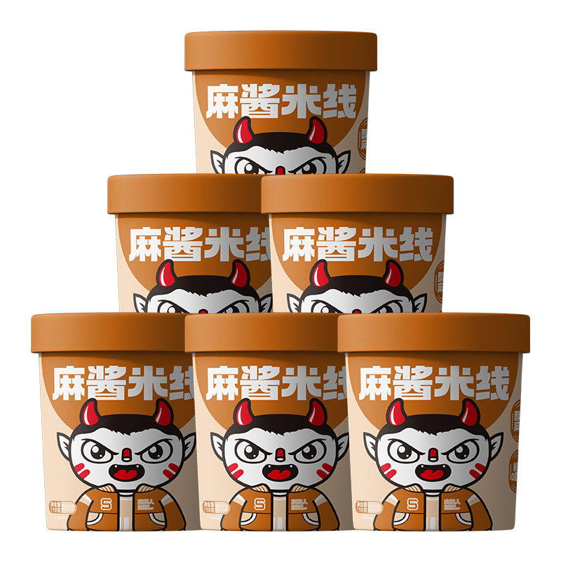 食族人麻酱米线免煮冲泡速食