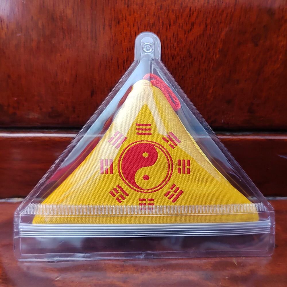 透明防水收纳袋方形袋随身护身符袋胎毛保存袋平安三角符封口福袋