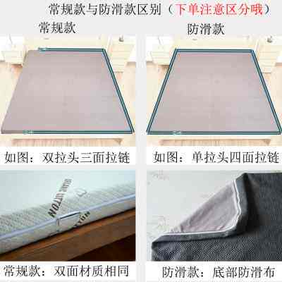 床垫罩保护套罩席梦思棕垫拉链式六面全包外套乳胶垫专用防水防滑