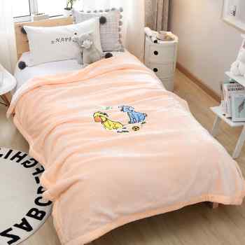 儿童婴儿毛毯小被子双层加厚冬季幼儿园宝宝云毯新生儿珊瑚绒毯子