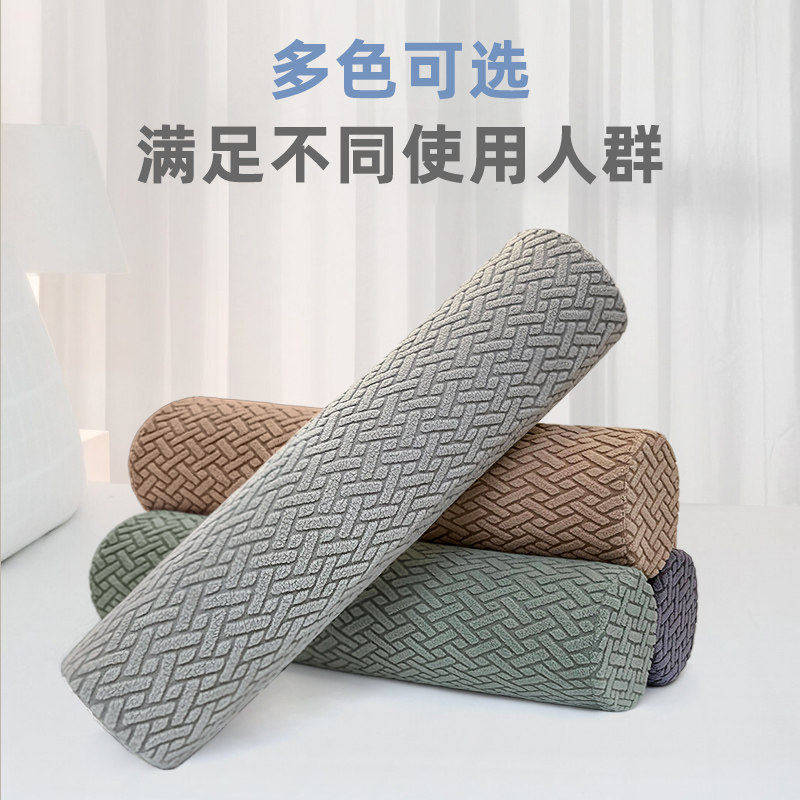 颈椎枕头睡觉反弓记忆棉小圆枕慢回弹单人成人圆柱形睡眠颈脖枕