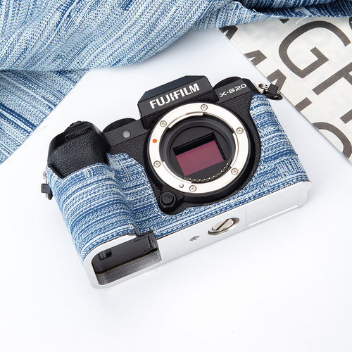 适用富士XS20/XE5/XM5相机保护套x100vi/xt5/xt50/xt30丹宁相机包