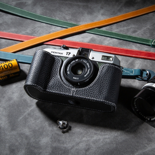 17底座 Pentax 适用于宾得17皮套 真皮头层相机保护套