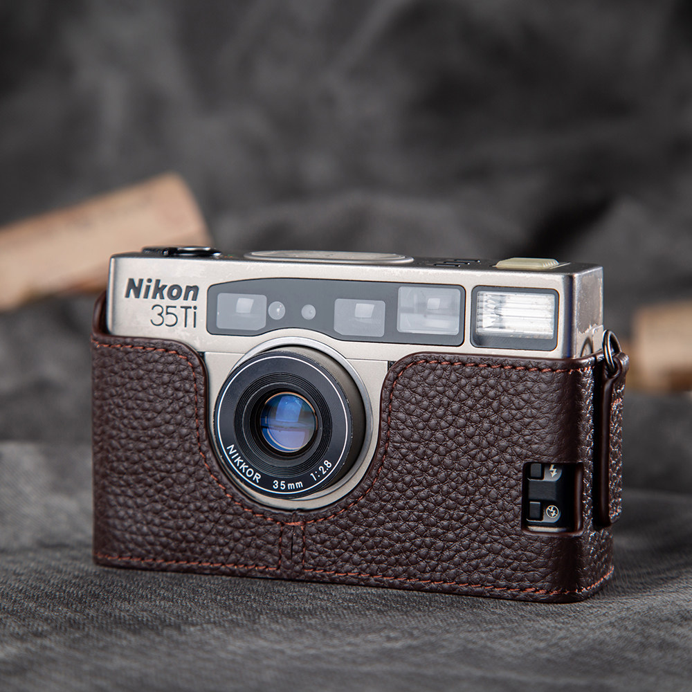 适用于尼康35TI皮套  nikon 28ti相机保护套 真皮头层真皮保护壳