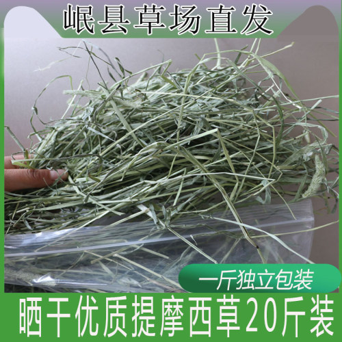 新草2026年优质提摩西草干草20斤北提龙猫豚鼠兔粮荷兰猪饲料包邮