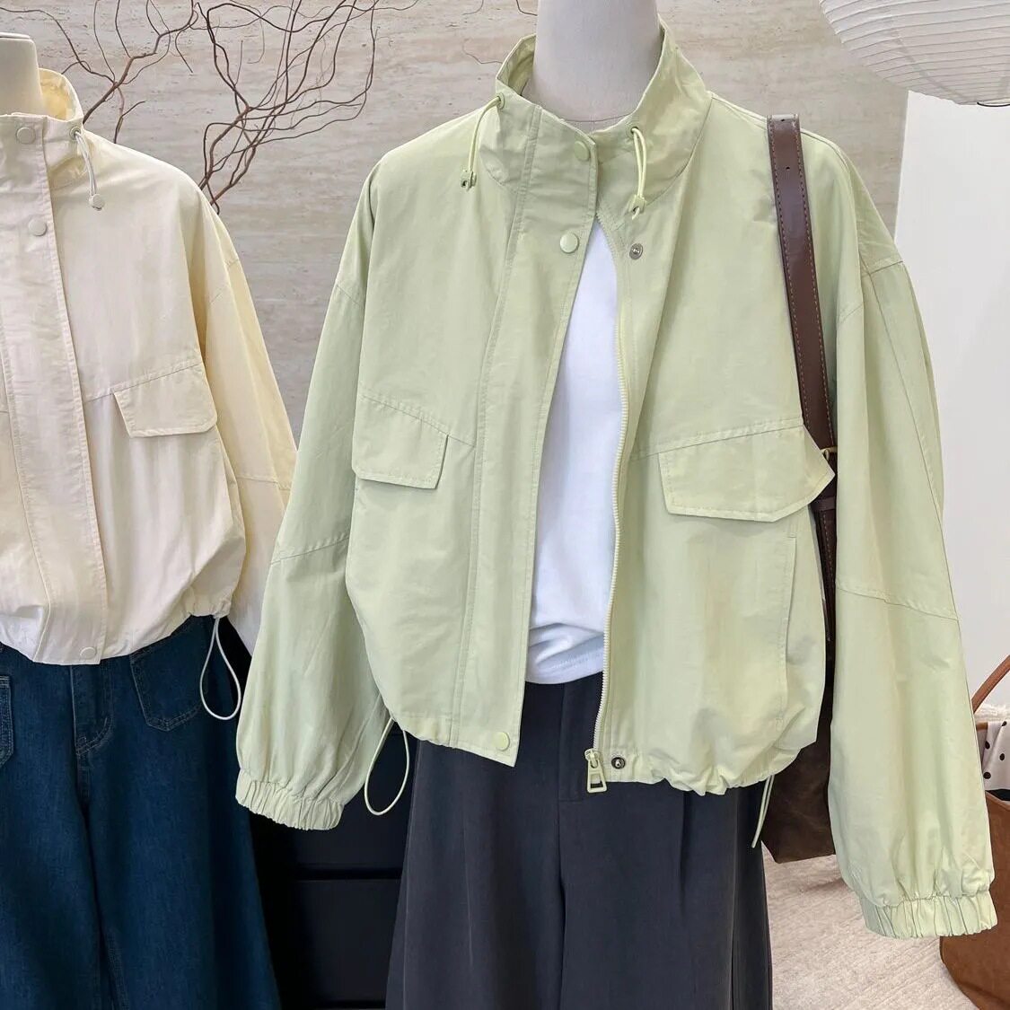 外套夹克短女春秋新款小