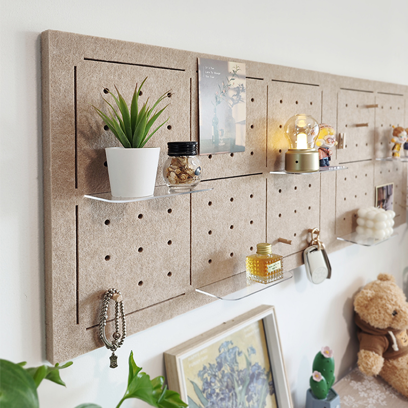 毛毡板照片墙墙贴软木板免打孔