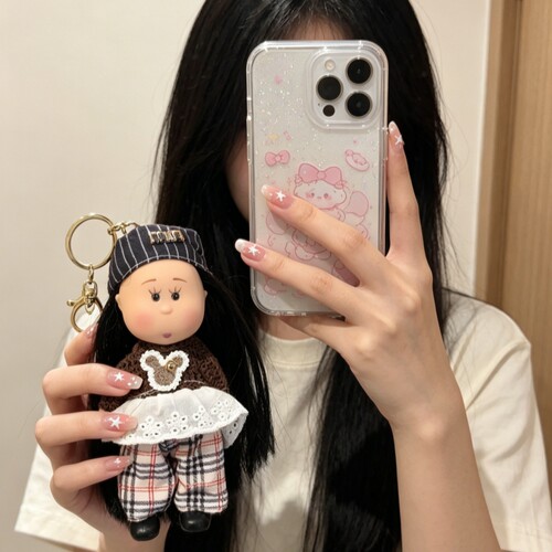 14cm迷你土豆娃娃mia公仔挂件洋娃娃玩偶女孩玩具摆件挂件钥匙扣