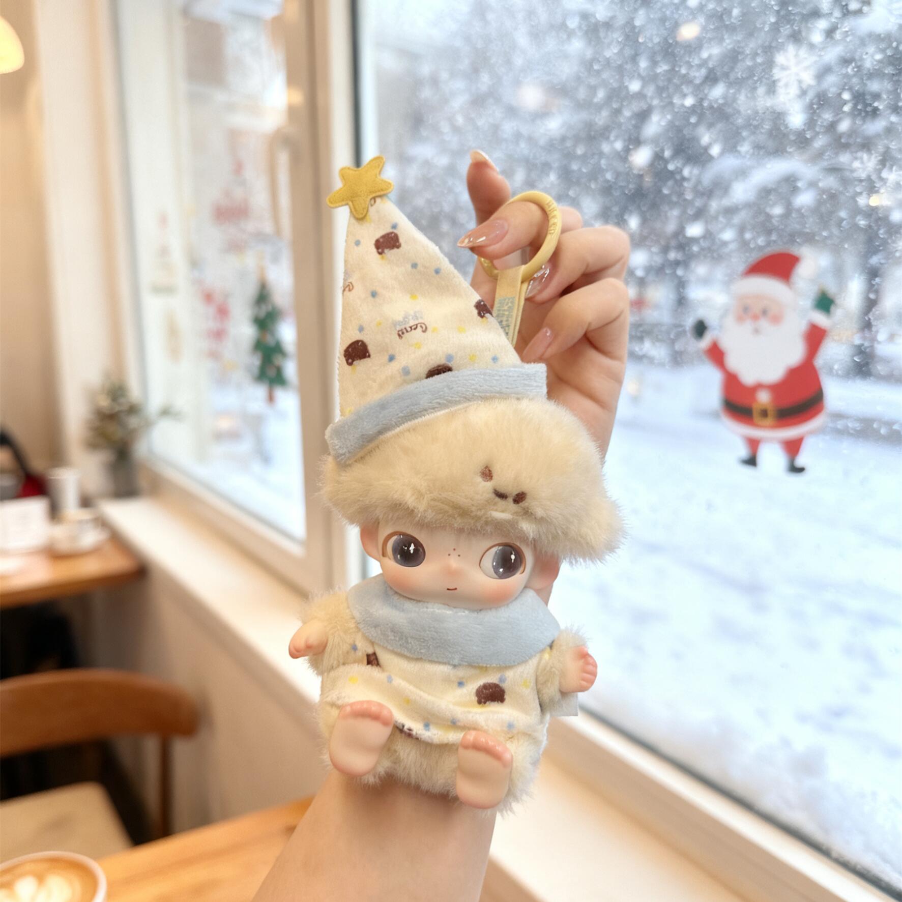 DIMOO娃衣DIMOO新品新生日记娃衣潮玩搪胶公仔服换装可爱小熊睡衣