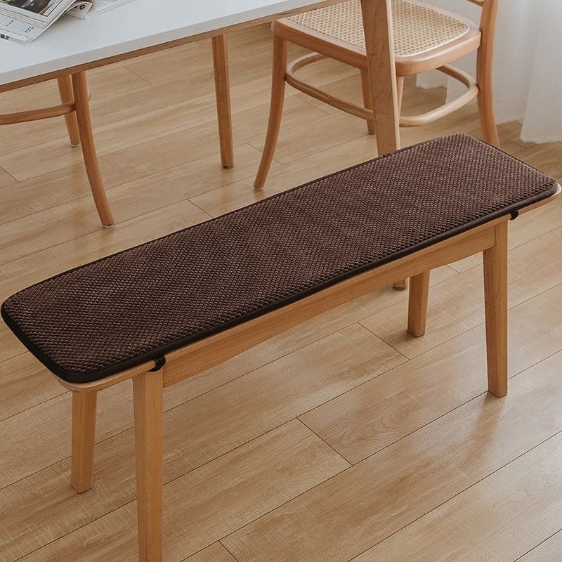 灯芯绒食堂长椅座垫长凳垫实木防滑四季通用长条垫餐厅坐垫鞋柜垫