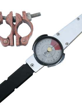 检测脚手架扣件螺栓扭矩仪器40-65Nm带表盘扭力扳手扭矩检测工具