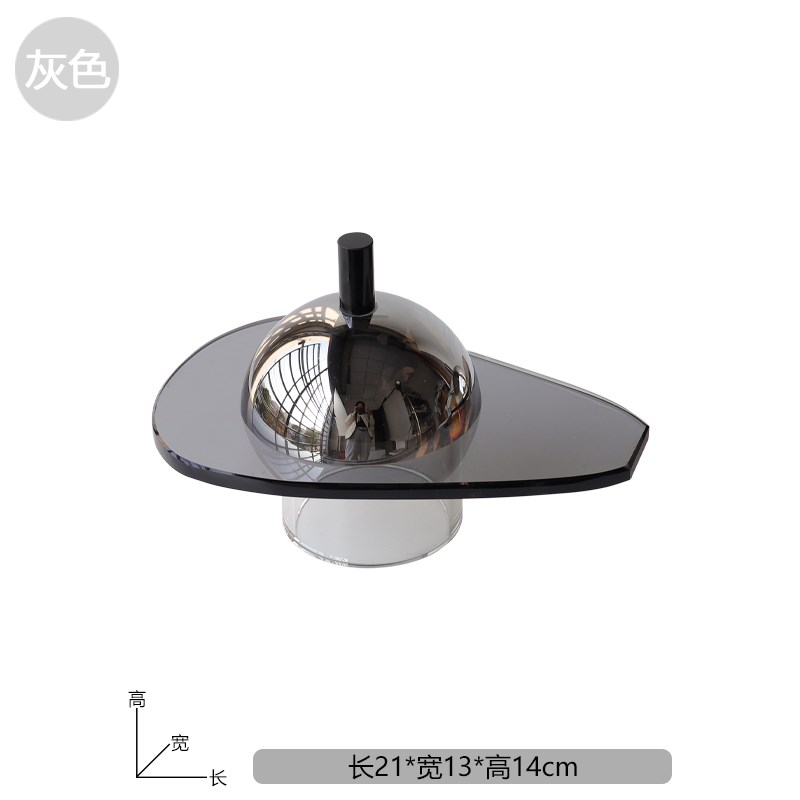 现代轻奢水晶摆件家居客厅装饰品电视酒柜玄关茶几卧室床头柜摆放