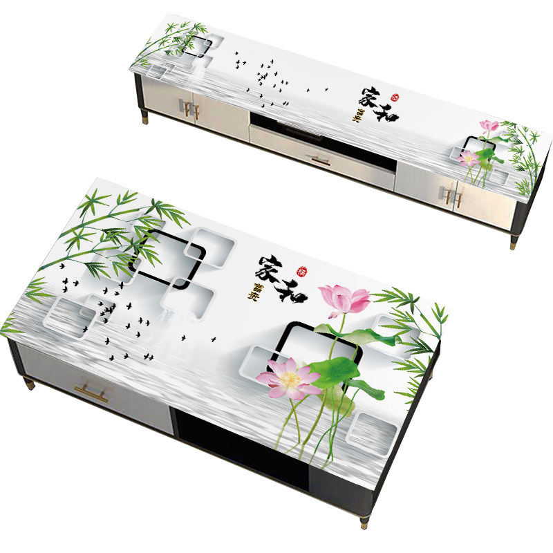 PVC免洗餐桌茶几电视柜软胶盖垫防水软玻璃水晶板学习办公桌布垫